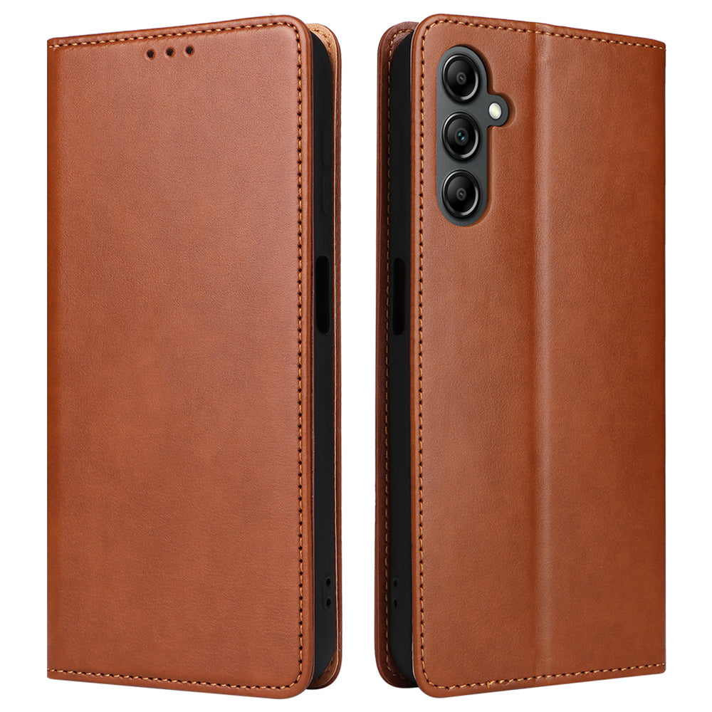FIERRE SHANN For Samsung Galaxy A14 5G / A14 4G PU Leather Wallet Phone Case Folding Stand Anti-drop Cover FIERRE SHANN For Samsung Galaxy A14 5G / A14 4G PU Leather Wallet Phone Case Folding Stand Anti-drop Cover